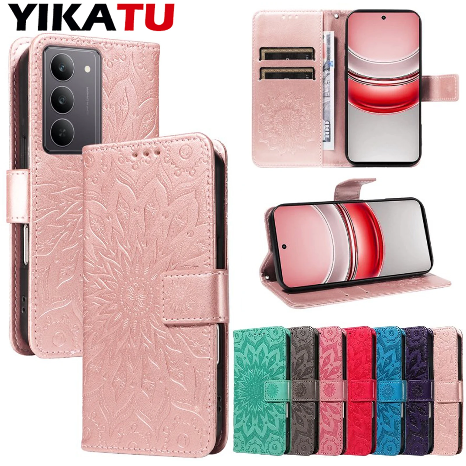 

Wallet Leather Case For OPPO Realme C25 C21 C20 C15 C12 9i 5G 9 8 Pro Plus V60 C75 C67 C65 C63 C61 C53 C55 C35 C33 C31 C30 60 4G