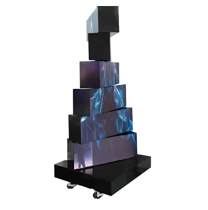 360-Degree Mechanical Rotating LED Display for Indoor Outdoor Advertising Display