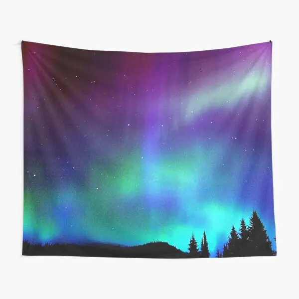 Northern Lights  Tapestry Room Wall Hanging Blanket Decoration Travel Yoga Decor Art Towel Printed Living Mat Beautiful Home