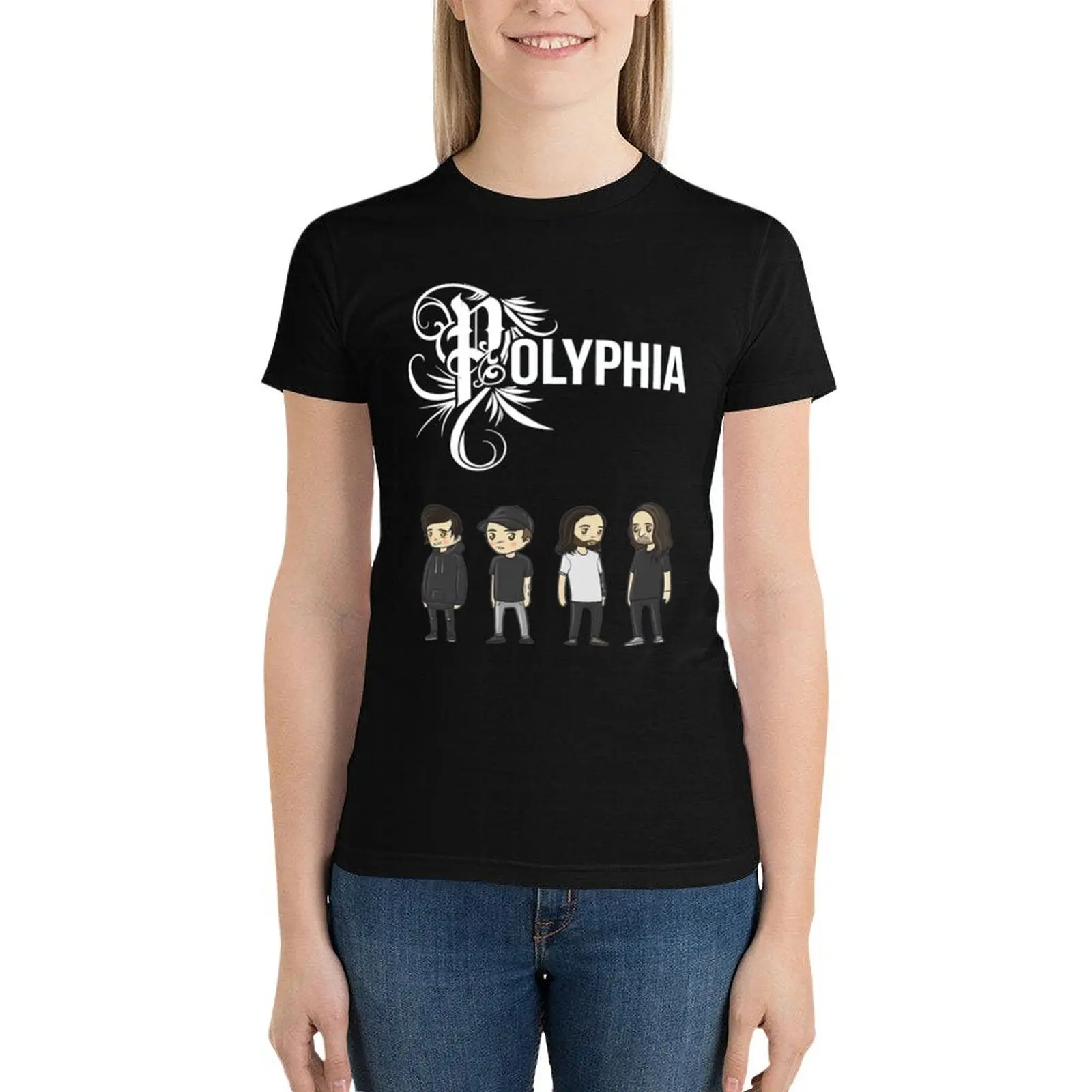 polyphia band - graphic design T-Shirt anime clothes shirts graphic tees summer clothes t-shirts for Women pack