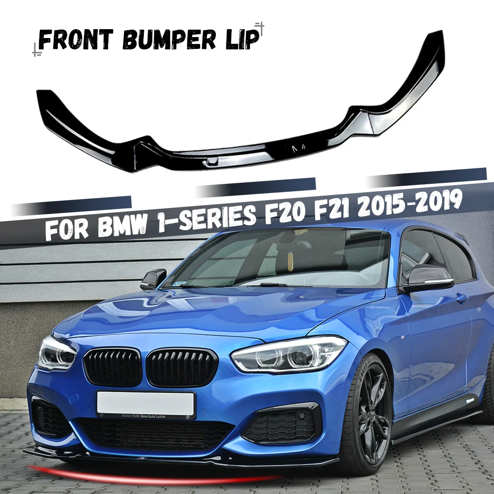 

Для BMW 1-Series F20 F21 2015 ~ 2019 118i 120i M135i M-Sport передний бампер, комплект кузова, спойлер, автомобильный сплиттер, бампер Canard Lip