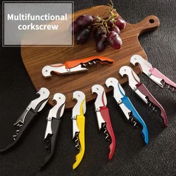 Corkscrew Lid opener Hippocampus Knife Wine Corkscrew Beer Bottle Opener Dual-Use Wine Screwdriver Portable Hippocampus Knife