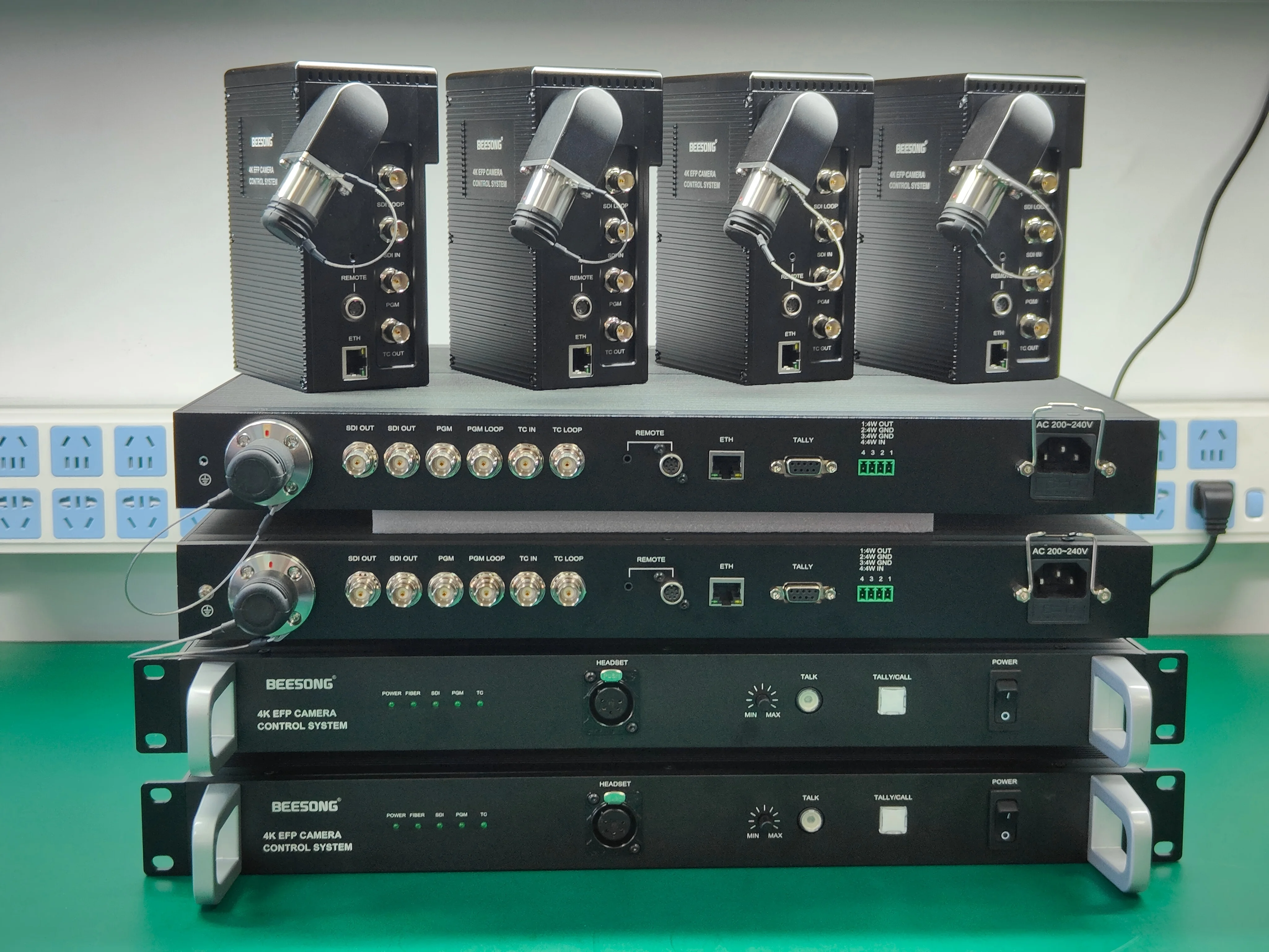 

EFP to Fiber Optic Control System, Fiber Link Systems for Cameras with 12G-SDI/Tally/Hirose/Remote to Optic Fiber