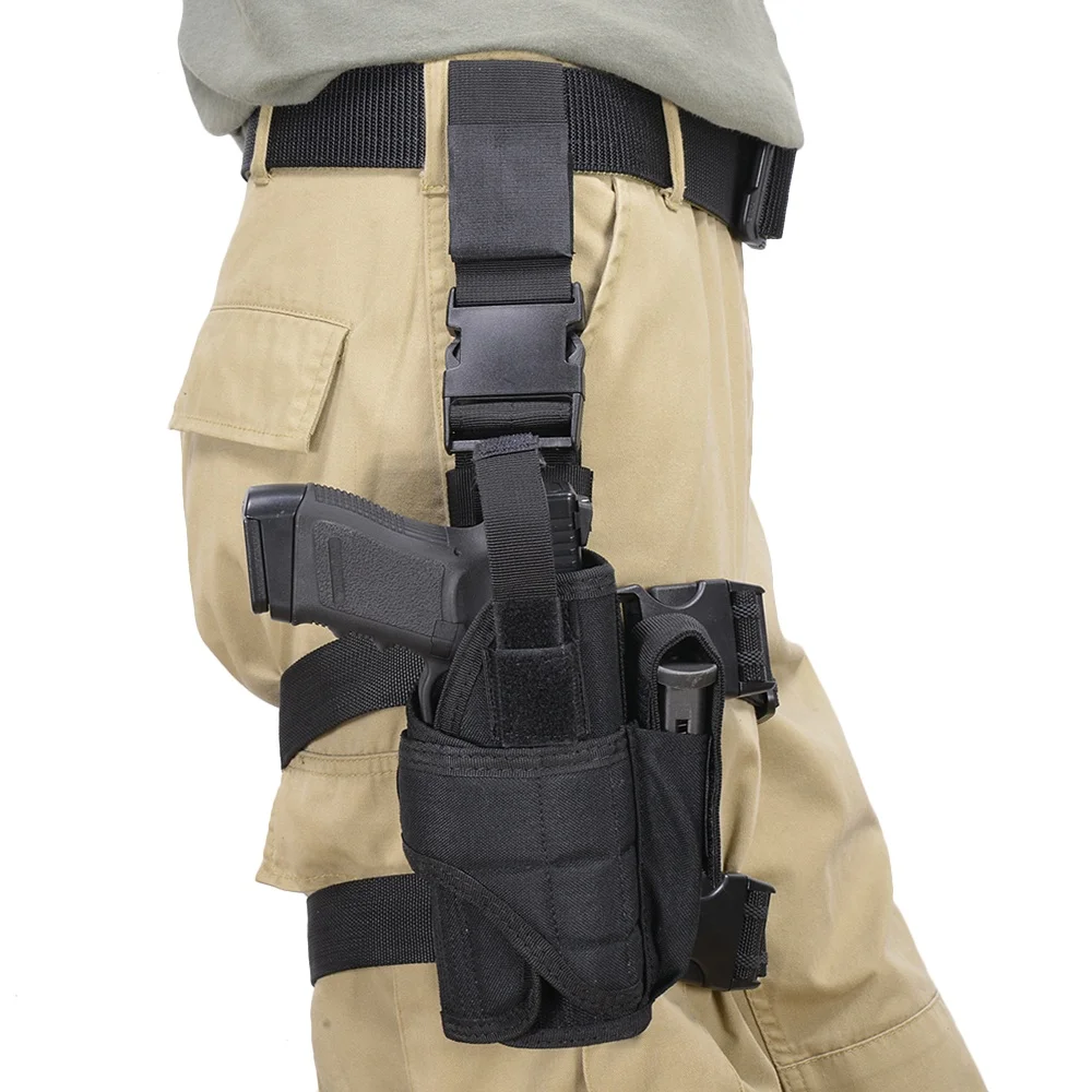 

Universal Tactical Drop Leg Thigh Gun Holster Hunting Military Airsoft Glock Handgun Pouch Right Hand Gun Pistol Case