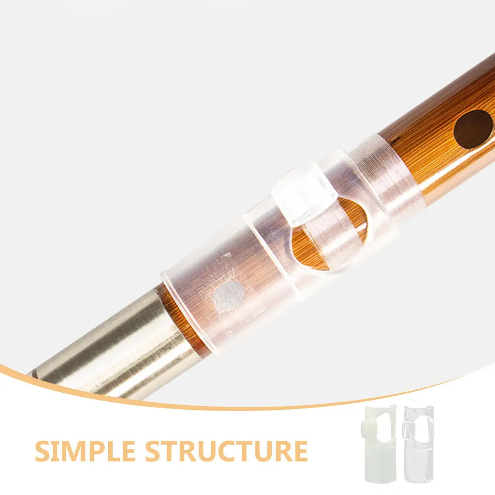 قطعتان من قطعة الفم البديلة المدمجة والمتينة من مادة النايلون للاستخدام على المدى الطويل ملحقات الناي الاحترافية للمبتدئين #1