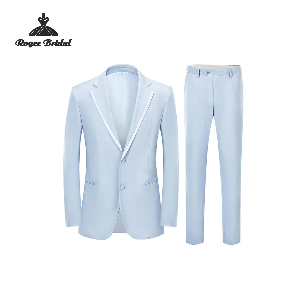

Two Piece Single Breasted Men's Suit Wedding 2026 Notched Lapel Causal Evening Prom Suit costume homme mariage