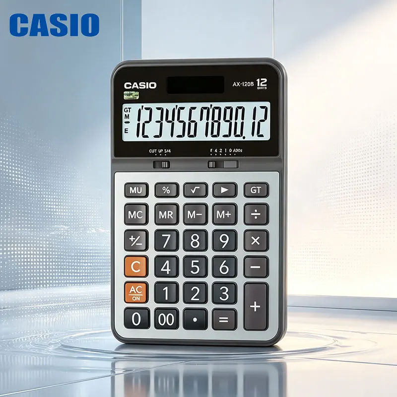 Casio AX-120B DX-12B/120B GX-120B MS-20YC Business calculator tax rate conversion enterprise financial cashier accounting tool