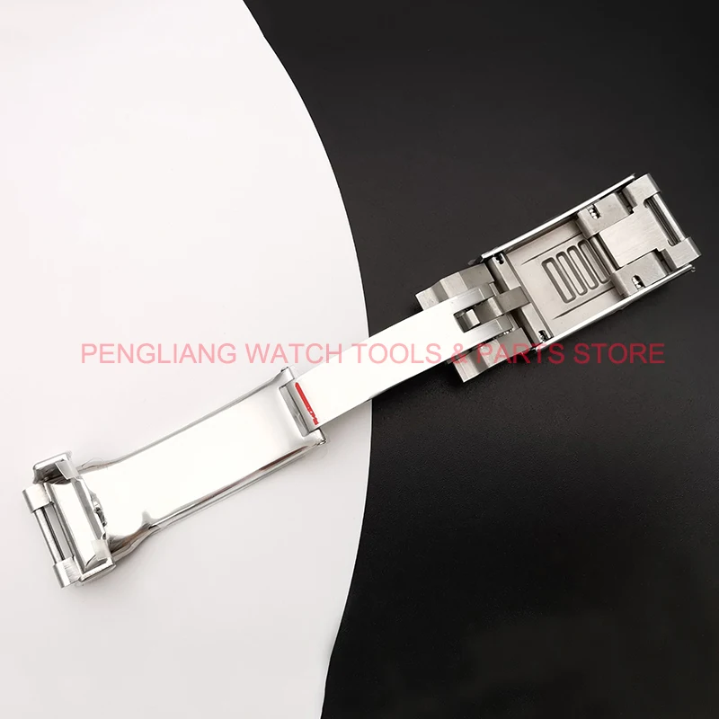 Top 904L Steel Watch Buckle Clasp for 41mm Submariner 126610 21mm Plug Bracelet Aftermarket Watch Parts