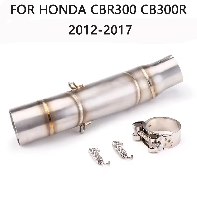 Motorrad-Auspuff-Schalldämpfer Mittelrohr Verbindungsrohr CBR300R Auspuff CBR300R Schalldämpfer Vorderrohr Motorrad-Schalldämpfer CBR300 CBR250R