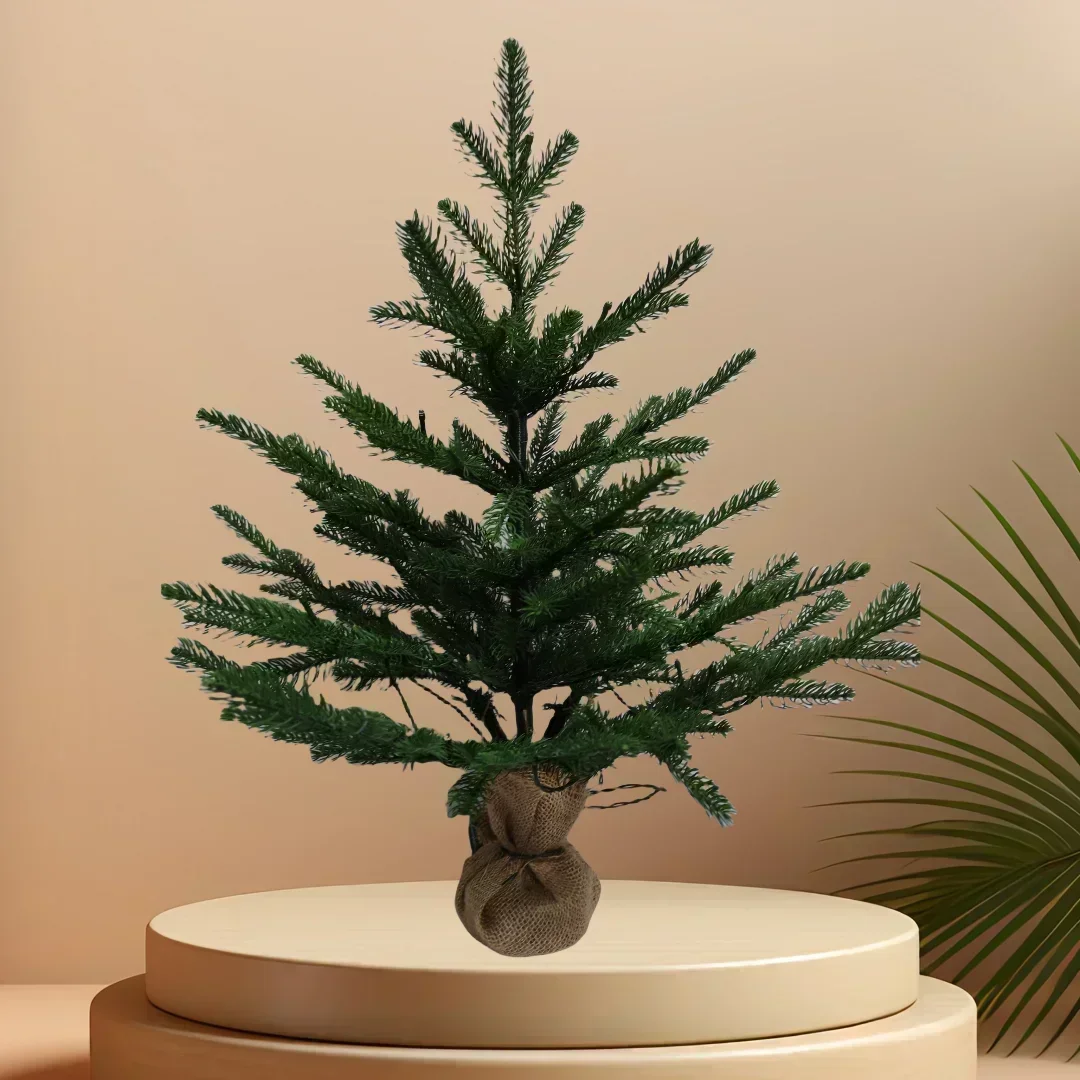 Hot Sale Christmas Supplies 45/60 cm Artificial PE Christmas Tree for Desktop Decorate & Home Decorations