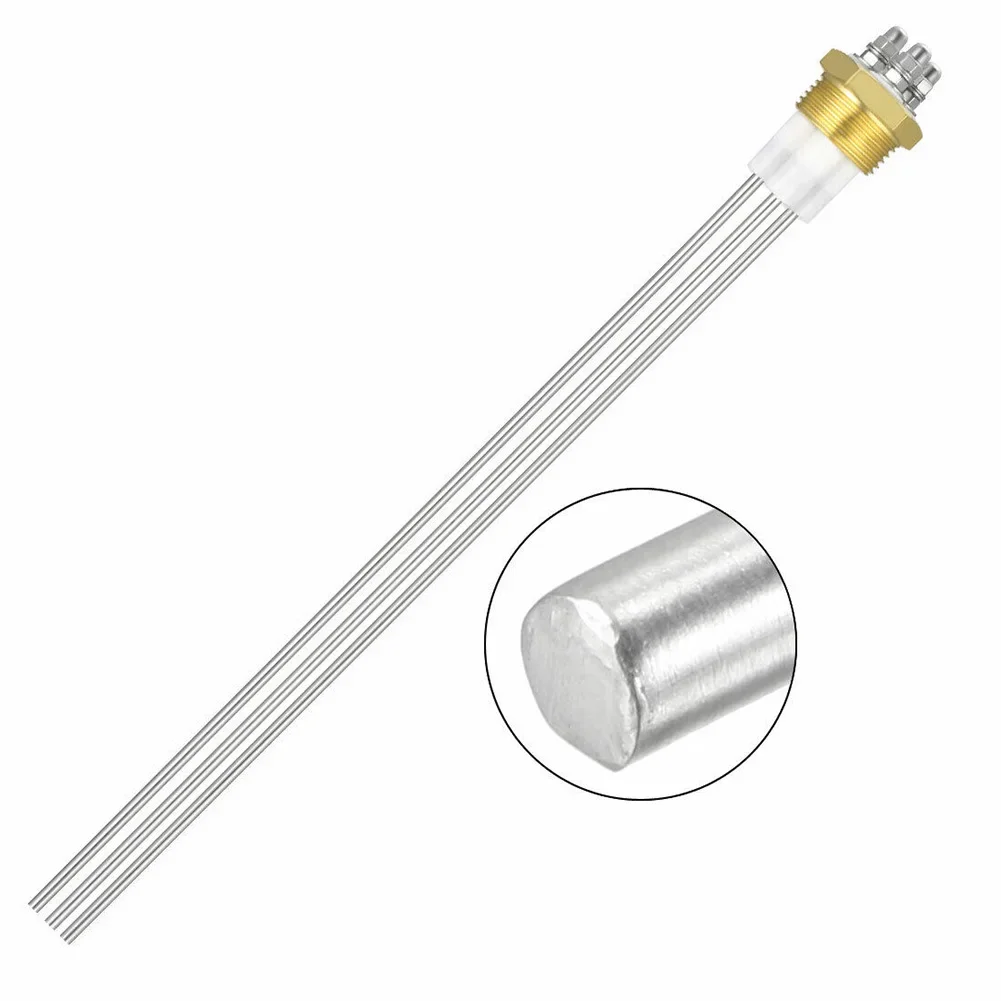 Sonda de eletrodo indicador líquido para caldeira a vapor, Nível de água roscada G1, 3 pinos, 405mm, acessórios para ferramentas