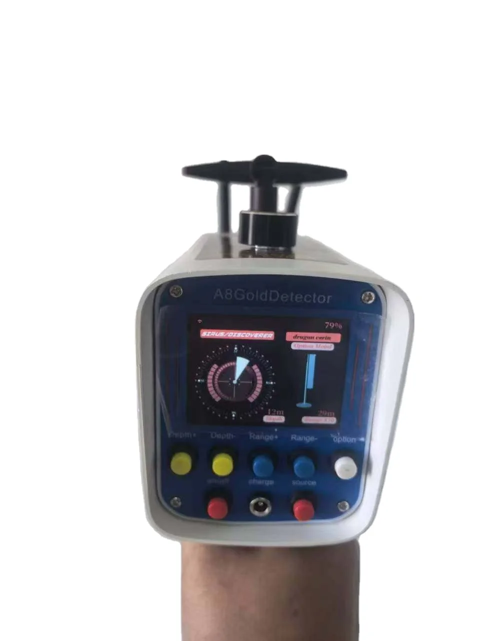 A8 E3000 German Underground Detector High Precision Outdoor Archaeological Visual Gold Silver Copper Metal Treasure Hunt
