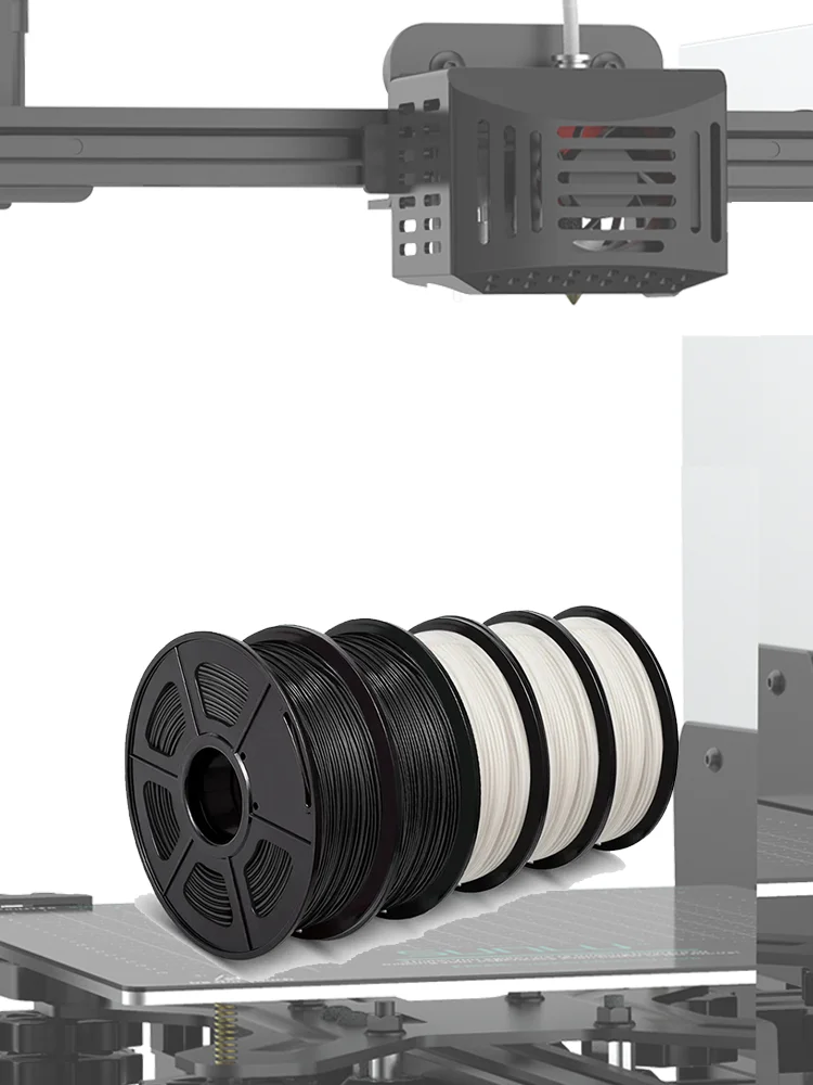 SUNLU 1KG PLA PLUS/ Przezroczysty Filament 1.75mm 1000g Szpula (2.2lbs) Wysoka Wytrzymałość, Czysto Nawinięty Filament Pasuje do Większości Drukarek FDM — zdjęcie produktu 7