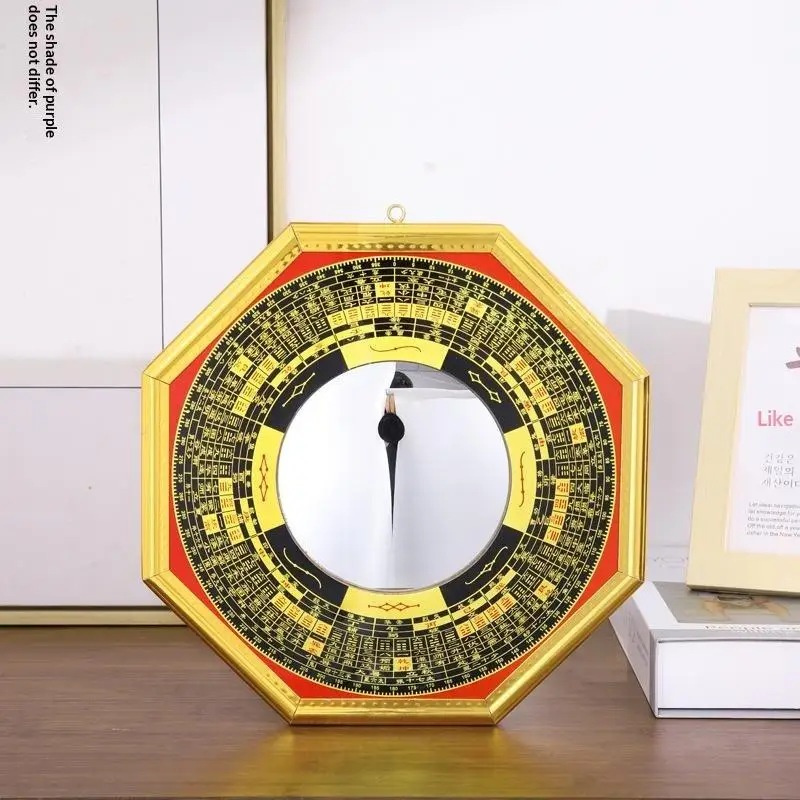 Traditional Chinese Feng Shui Bagua Mirror With Exquisite Engraved Patterns For Home Decor Attract Good Luck Blessing