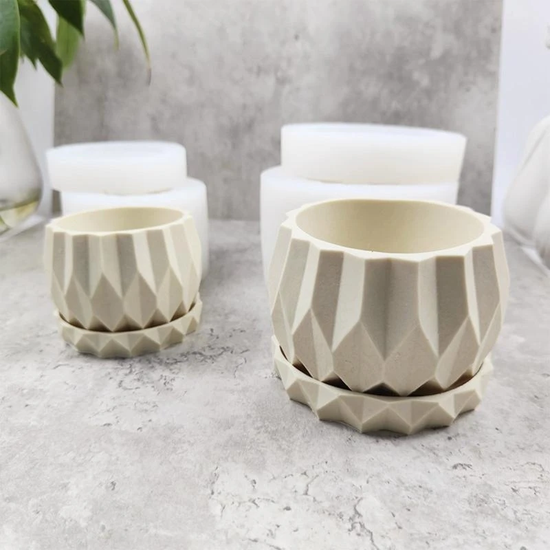 

Ornament Mold Flower Pot Silicone Mold Mirror Resin Storage Mold