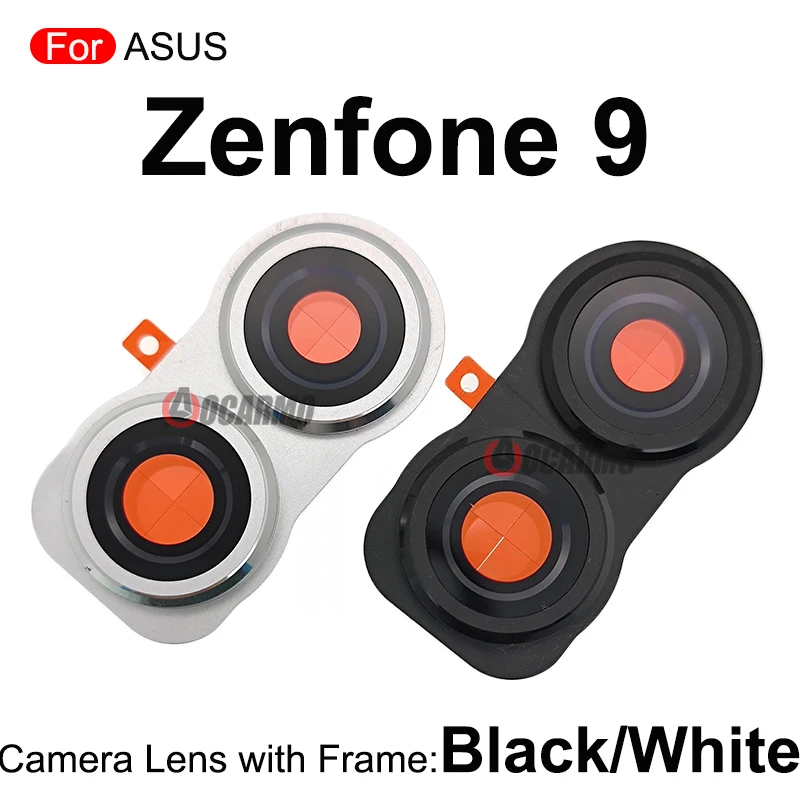 Rear Back Camera Lens With Frame Replacement Parts For Asus Zenfone 9