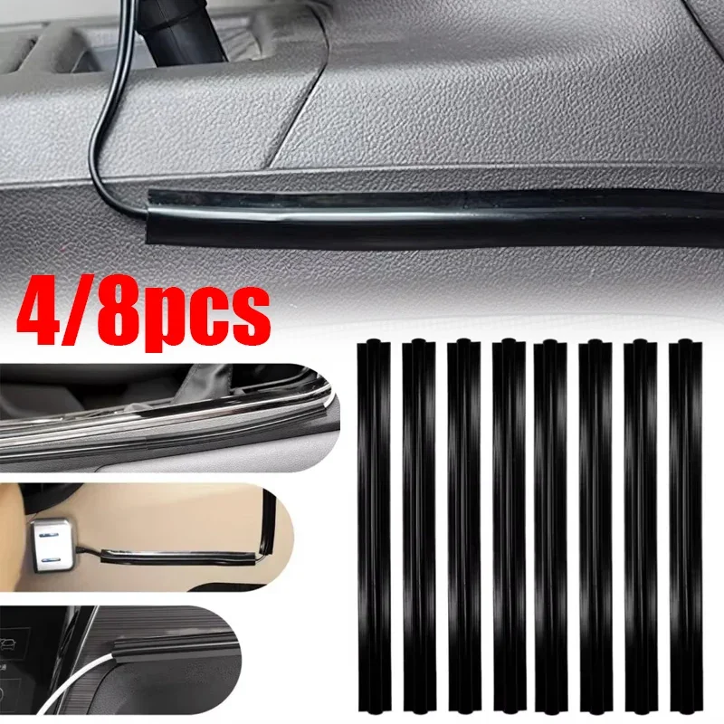 Hidden car wire protection cover car charging data cable sorting and bundling in car cable clamps pipeline slots wiring managers