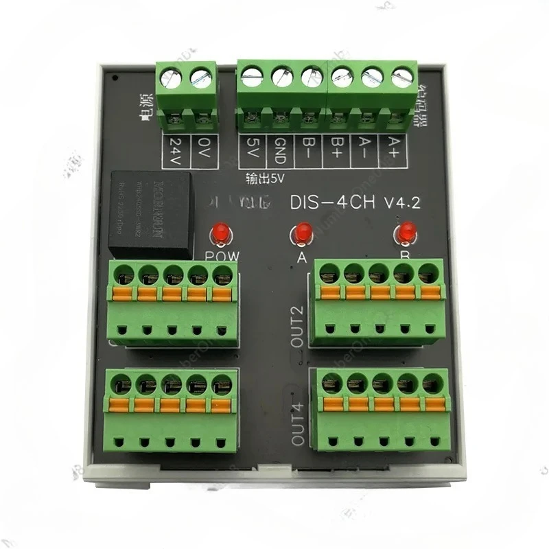 for DIS-4CH Encoder Pulse Distributor 1 in 4 Out External Power Supply 5V Optional Differential Signal Expansion
