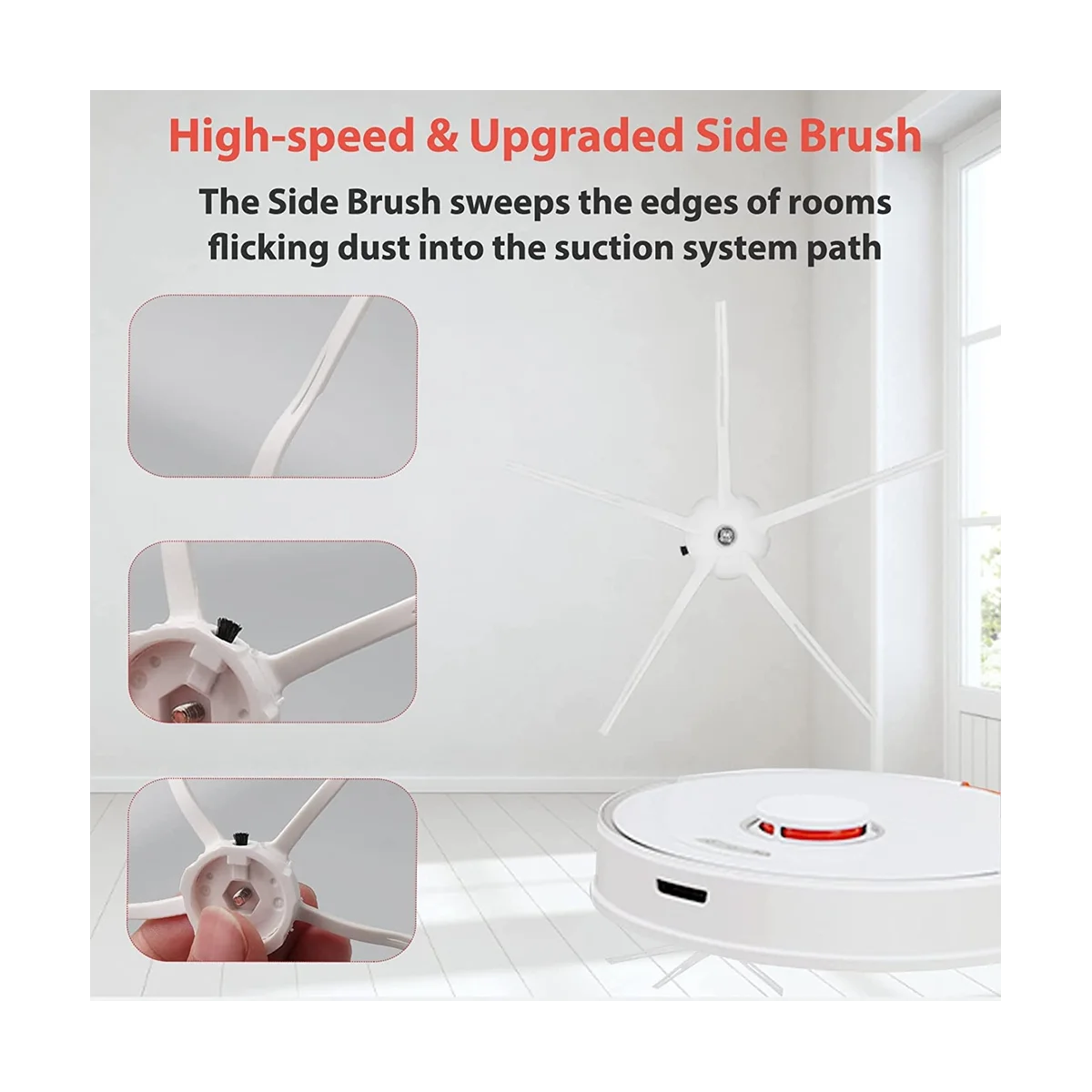 ل S7 S7 + S7 MaxV S7 MaxV Plus مكنسة كهربائية روبوتية فرشاة جانبية رئيسية مرشحات Hepa ممسحة القماش-ABLM