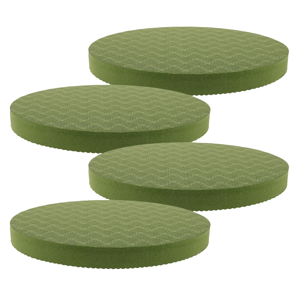 

2Pairs Round Yoga Support Pads Foam Cushion Knee Elbow Protection Portable Balance Training Pilates Exercise Mat