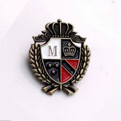 Retro British Personality Badge Brooches Shield Fashion Men Women Suit Collar Lapel Pin Casual Backpack Bag Accessories Jewelry