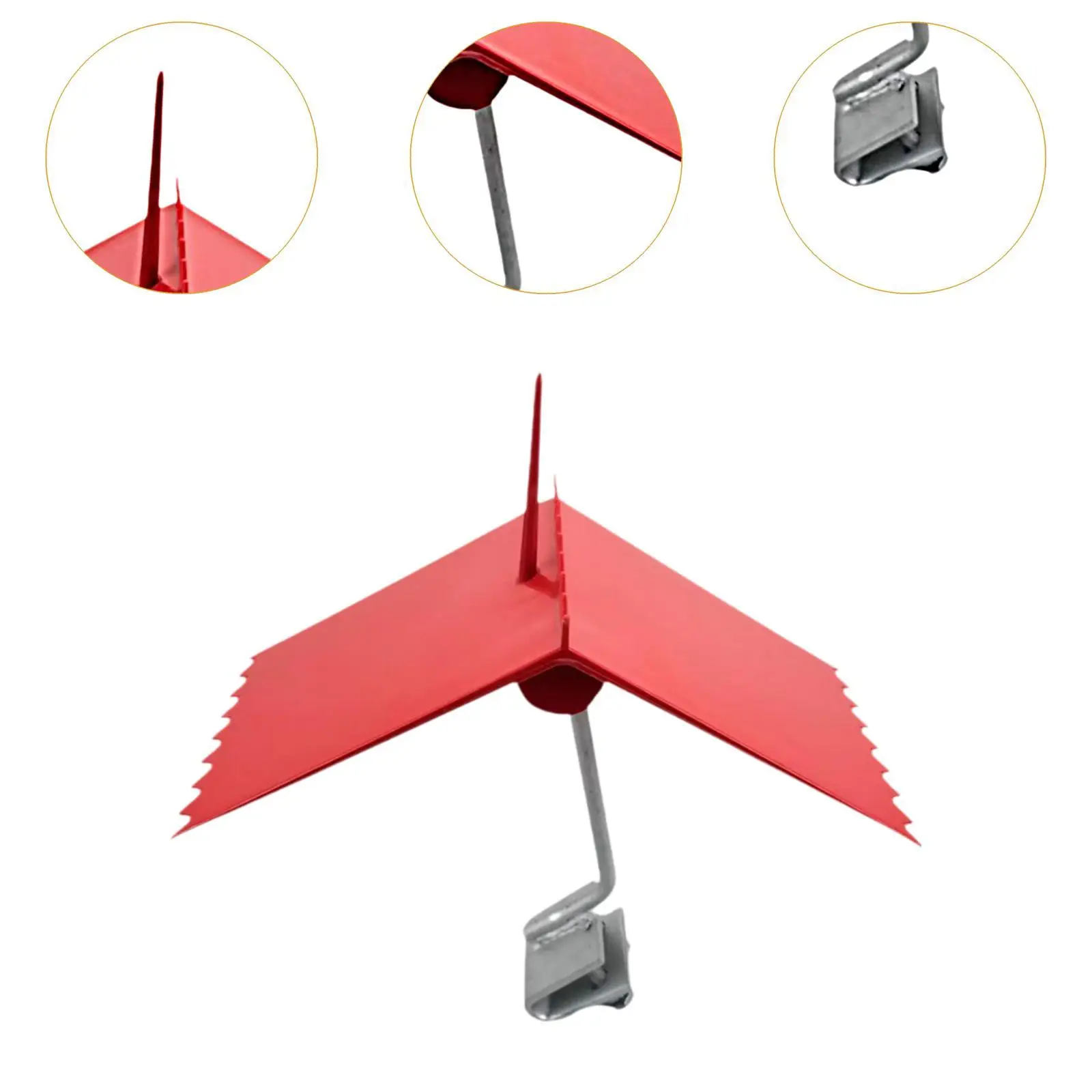 طارد الطيور في الهواء الطلق رادع الحرس المنزل قوارب الطيور طارد عاكس #5