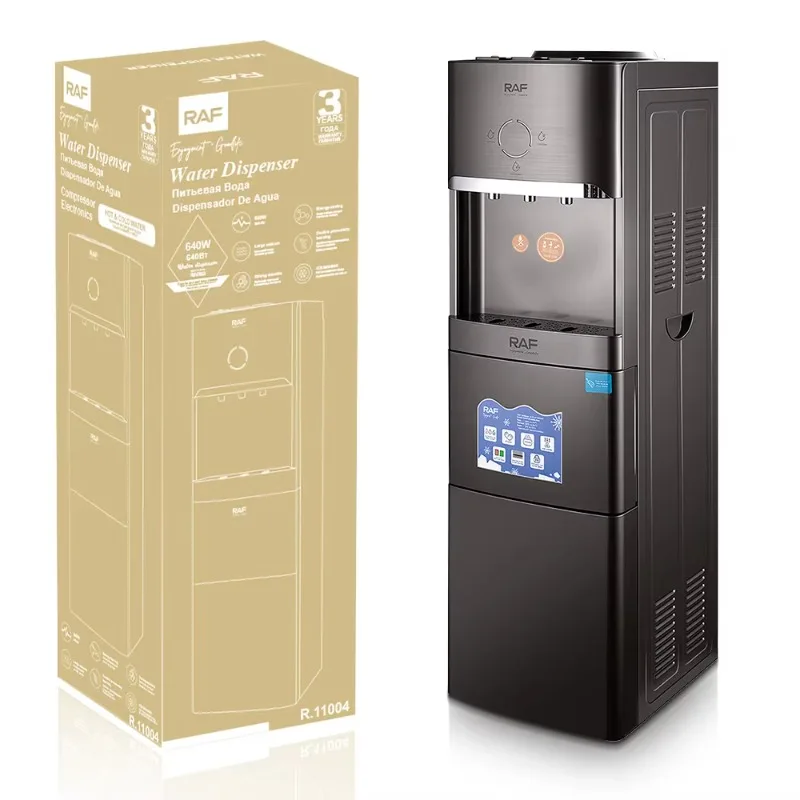 Airo RAF R.11004 Advanced 2-in-1 Home Water Dispenser and Automatic Ice Making Machine with Hidden Hygienic Spouts