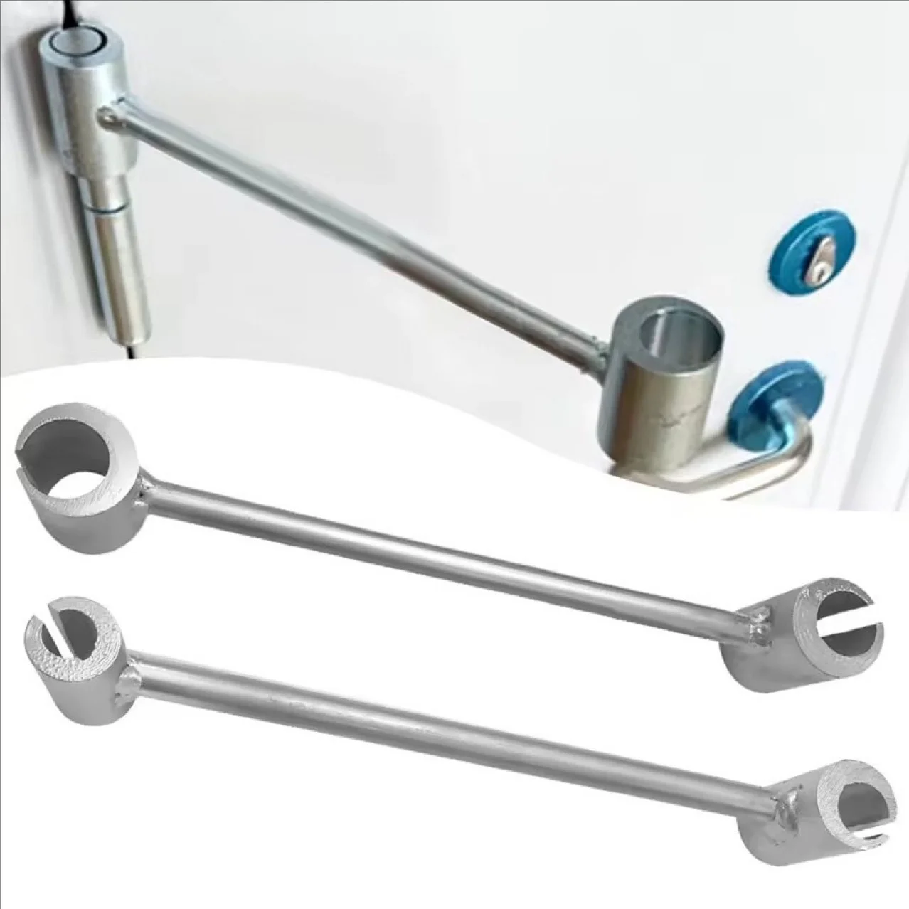 Door Hinge Gap Adjustment Wrench Double-Headed Spanner for Door Alignment Hinge Repair Round Bolt Tool