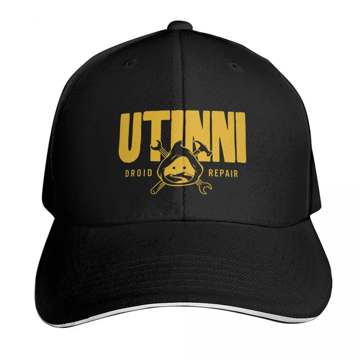 Utinni Droid Repair (Gold) Baseball Cap Low Profile Unstructured Unisex for Men Women Outdoor Golf Running Hiking