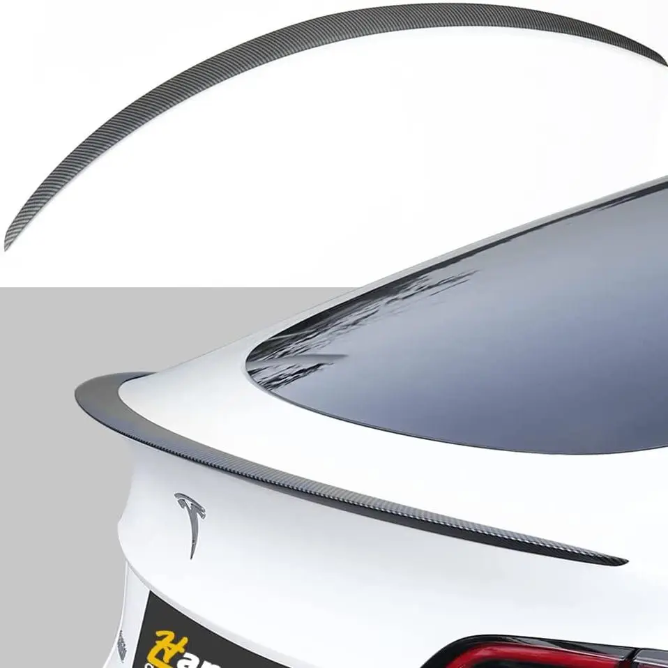 

Spoiler For Tesla Model 3 Y High Performance P Edition 2017-2022 2023 Spoiler Wing Rear Trunk Spoiler Matte Bright Light Tail