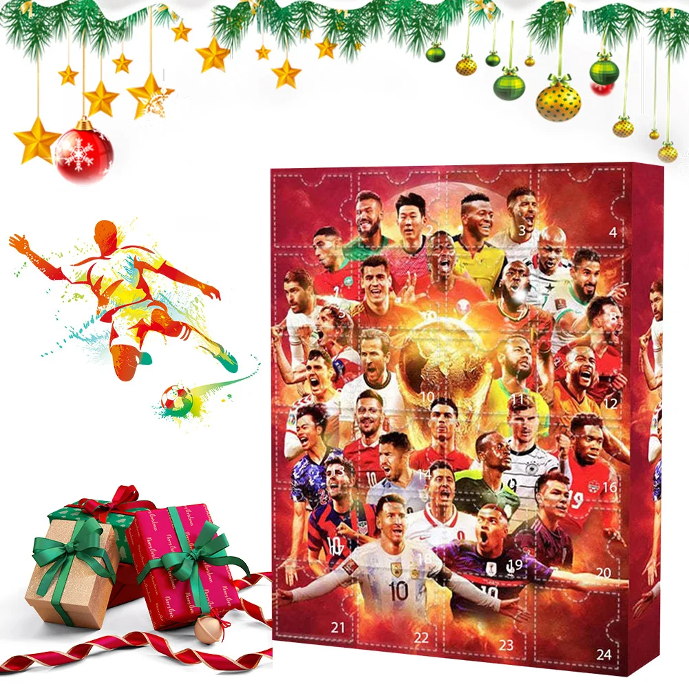 

Football Stars Figures Gift Box Set Football Star Collectible Figurines Miniature Football Stars Gifts for Soccer Fans