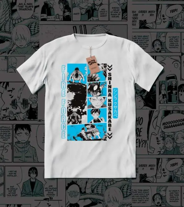 POLO ANIME FIRE FORCE – SHINRA cotton shirt