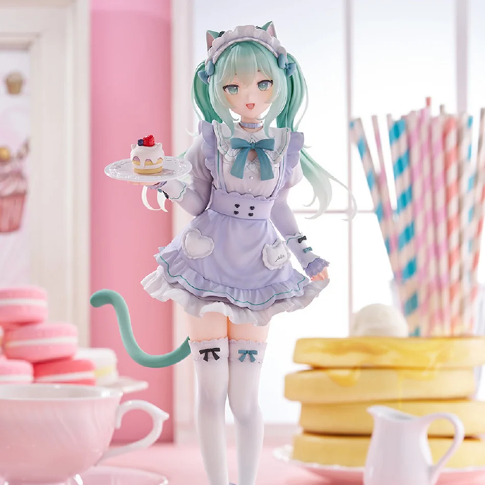 Neue Hatsune Miku Anime-Figur Nachoneko Kawaii Tischdekoration Actionfiguren Puppenmodell Kinderspielzeug Geschenk