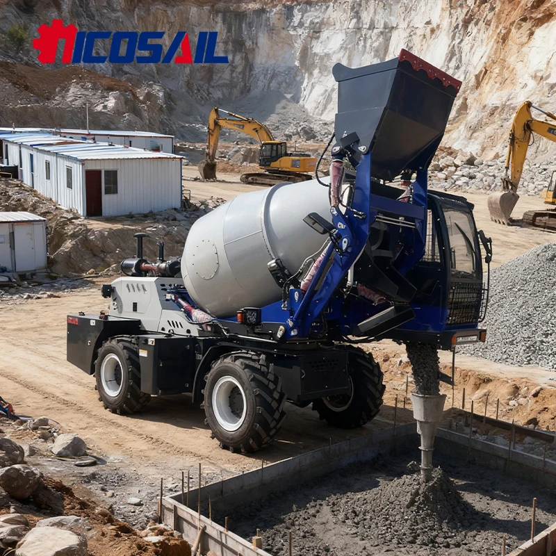 4 متر مكعب من شاحنة خلط الخرسانة سعة مختلفة شاحنة خلط الخرسانة ذاتية التحميل شاحنة خلط الخرسانة الصغيرة #1