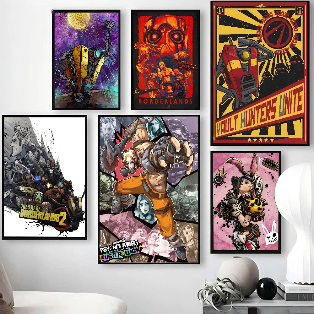 Borderlands Poster Paper Print Home Living Room Bedroom Entrance Bar Cafe Art Painting Decoration