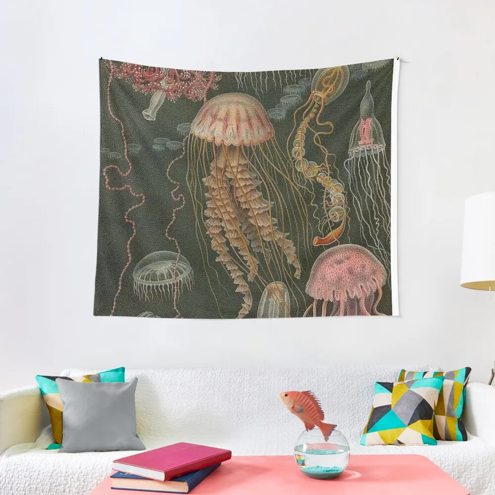 Dark Jellyfish Poster Tapestry Cute Room Decor Room Decorating Aesthetic