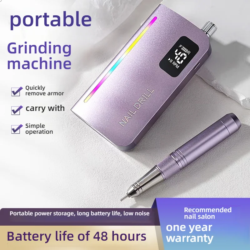 45000RPM 전문가용 충전식 네일 장비 고품질 브러시리스 터빈 매니큐어 페디큐어용