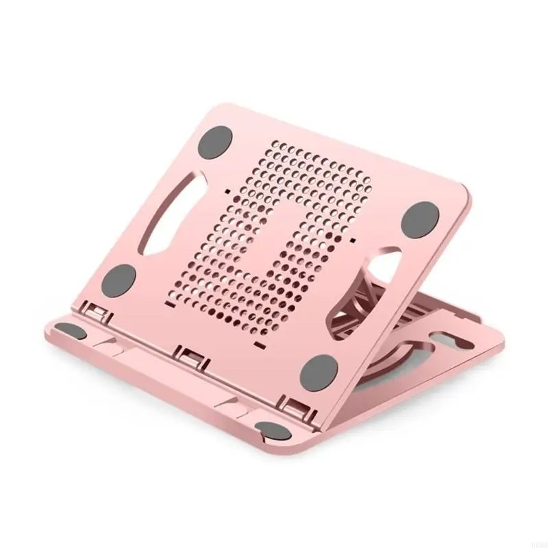 Laptop Stand for Desk Portable and Adjustable Laptop Rack with 360 Degree Rotating Base Holds Laptop Notebook Home H8WD