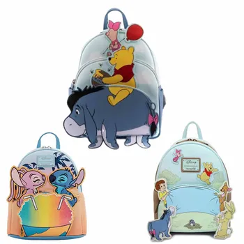 Winnie l'ourson sac à dos cendrillon sac à dos dessin animé étudiant sac à dos fille cadeau d'anniversaire en plein air pratique sac à dos Mini sac