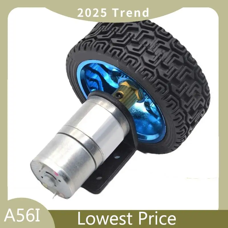 ABDD JGA25-310 Mini DC Gear Motor 3-12V, 7-1818Rpm, High Torque Low Speed, Low Noise Gearboxfor Printers