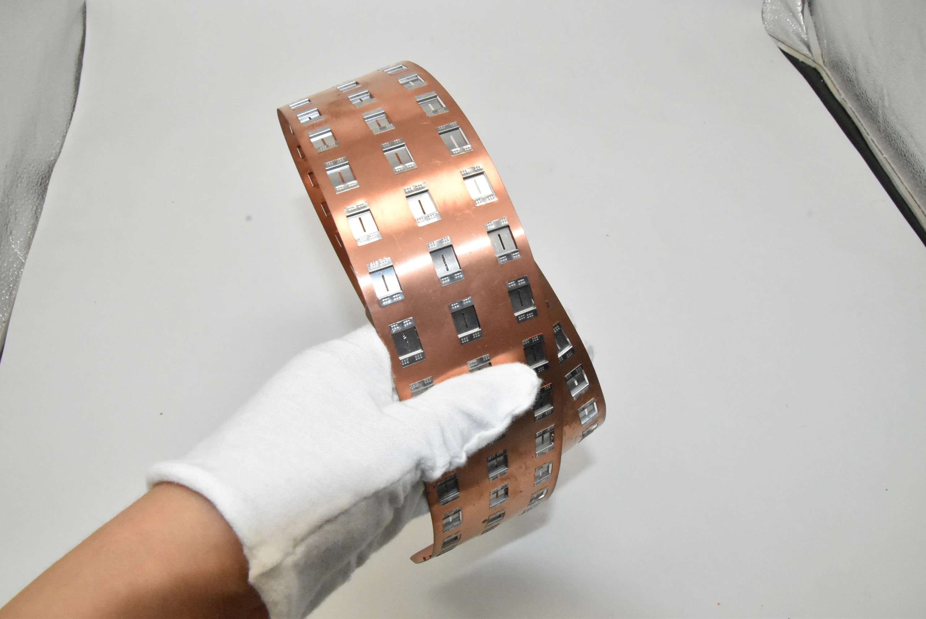 21700 DIY High Current Copper Busbar Low Resistance Square Layout 23mm Center Distance