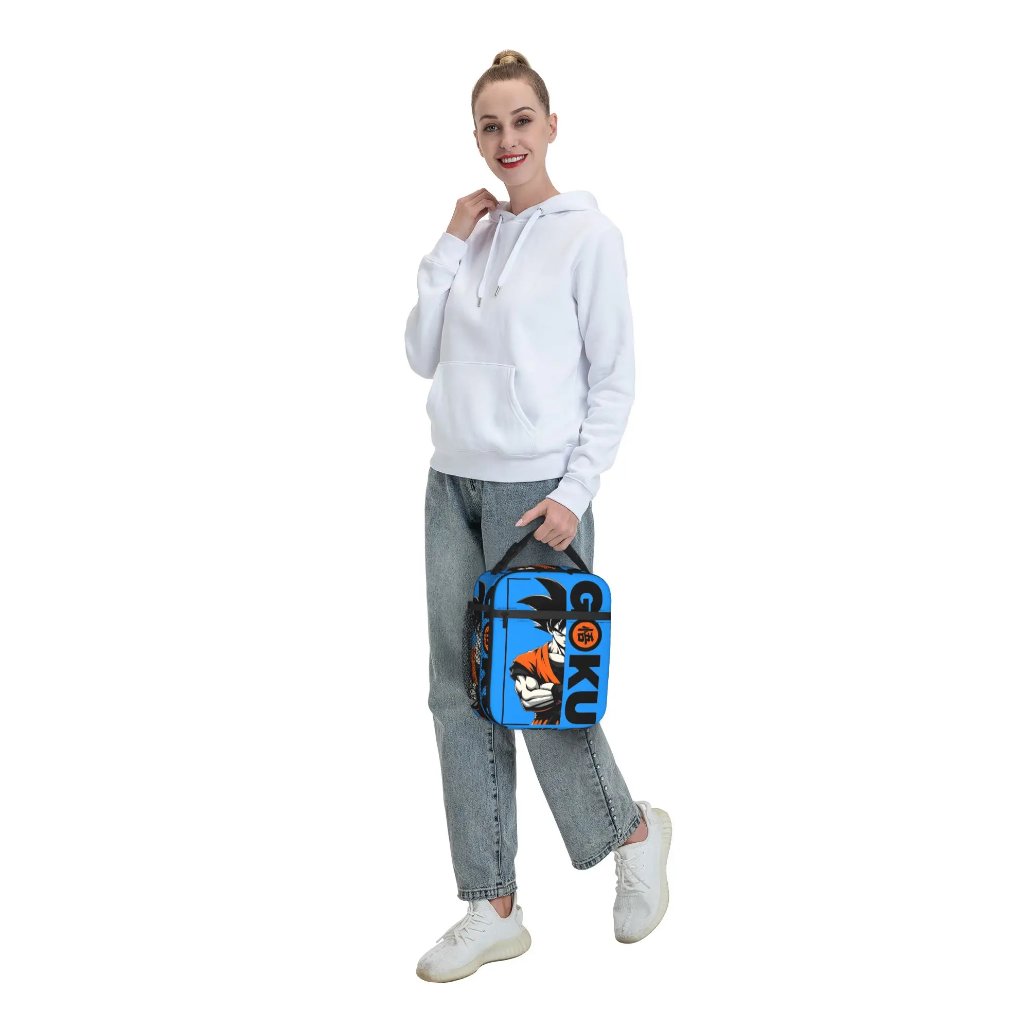 Custom DBZ Dragons Goku Ball Lunch Bag Men Women Warm Cooler Insulated Lunch Boxes for Adult Office - view 6