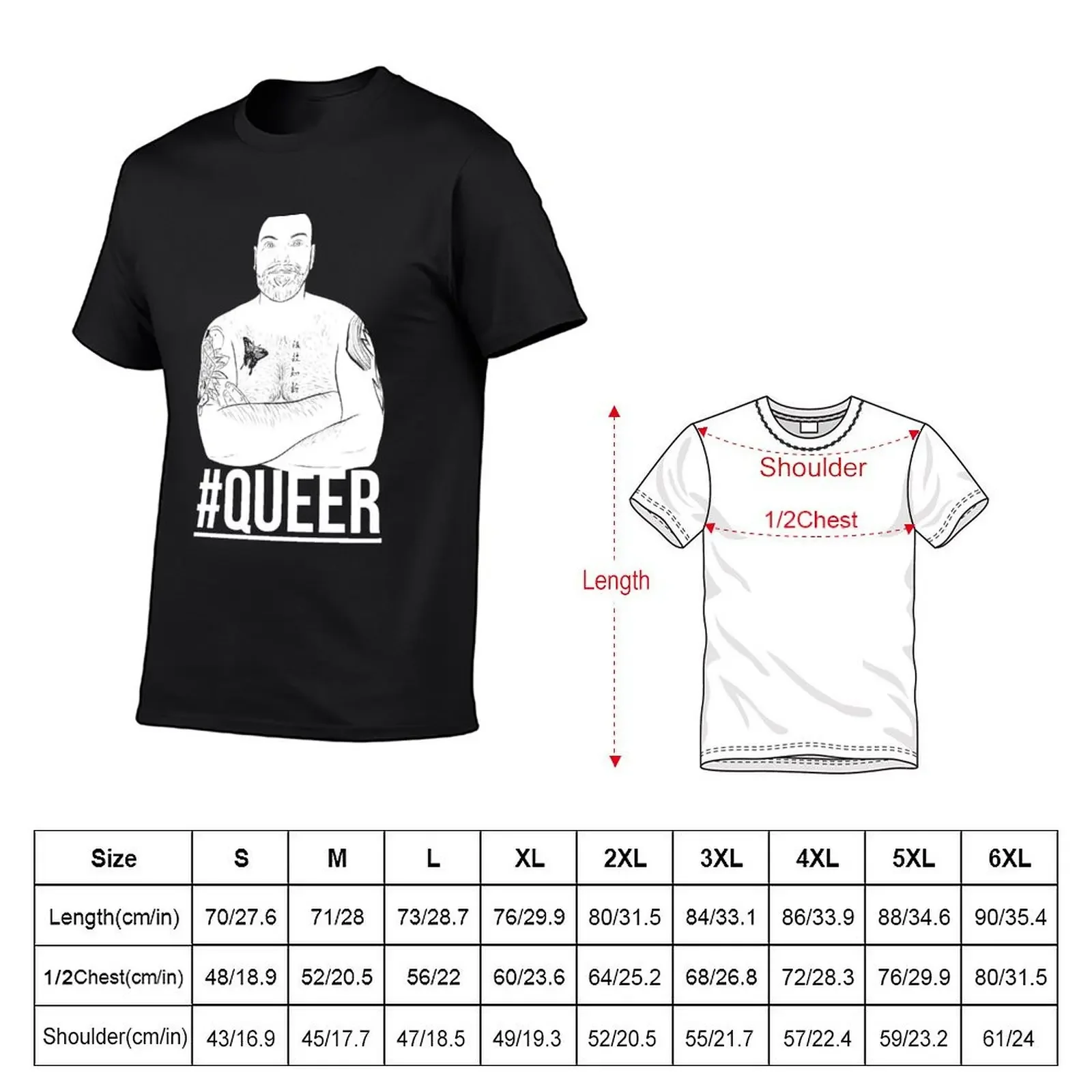 QUEER - INVERT T-Shirt aesthetic clothes hippie clothes oversized t shirt boys whites mens graphic t-shirts pack