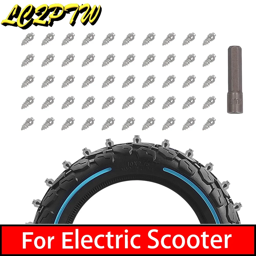 Anti-Slip Scooter Tire Studs Screws Nails Universal for Electric Scooter Off-road Tyre Anti-ice Spikes Snow Sole Tire Cleats