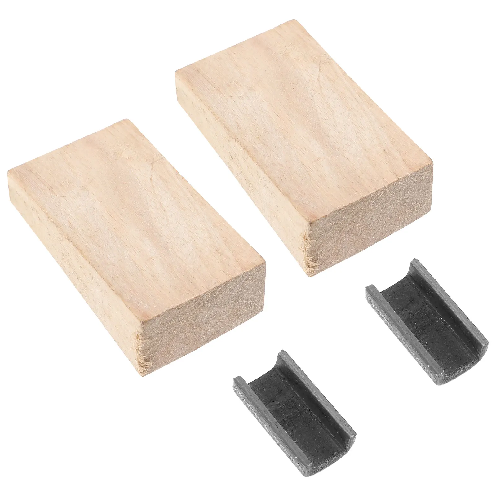 

2Sets Garden Hoe Parts Iron Reinforce Wedge Durable Hand Hoe Wood Stopper Fixing Tool for Garden Use Puller Accessories