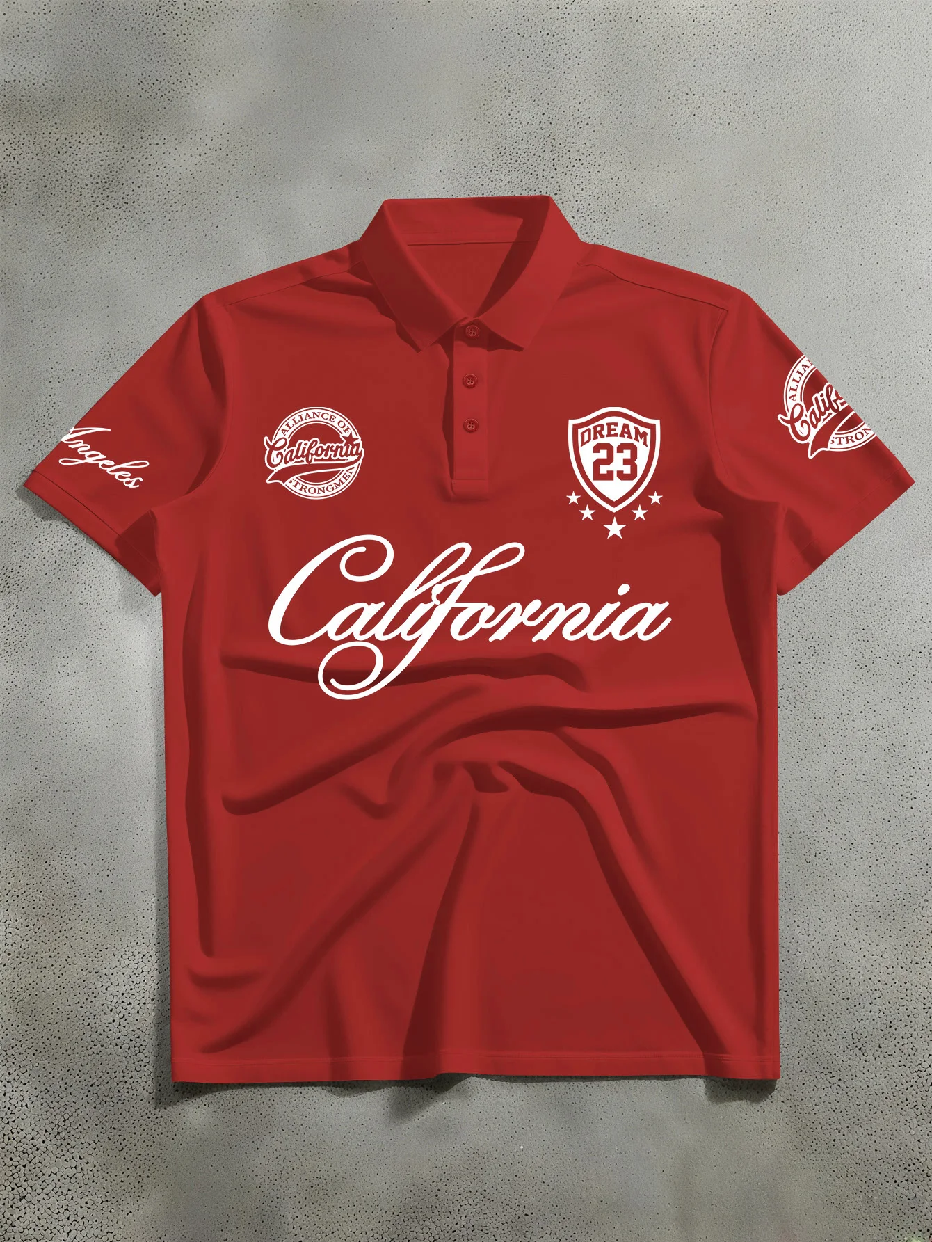 Men's Fashion Printed Polo Shi - огляд і ціна Street Fashion California