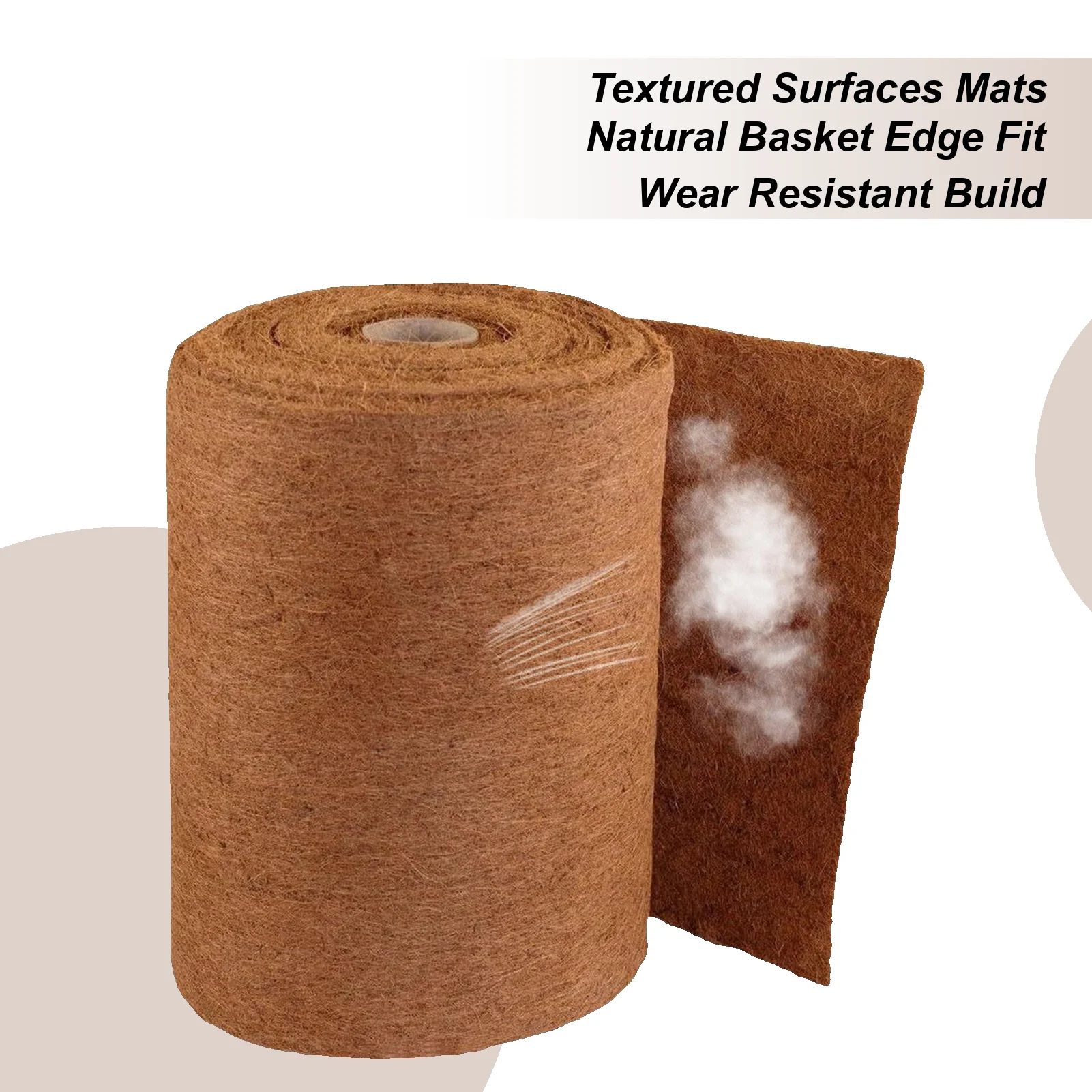 

Вкладыши для цветов Coco, безопасный дышащий ковер в рулоне, коврик из натурального волокна для выращивания в помещении, сада, горшка на открытом воздухе