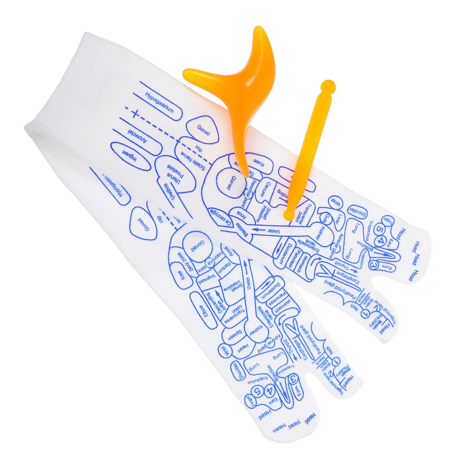 

1 Set Acupressure Reflexology Socks Foot Pressure Point Massager Trigger Point Therapy Tool Massage Tools For Home Office Travel