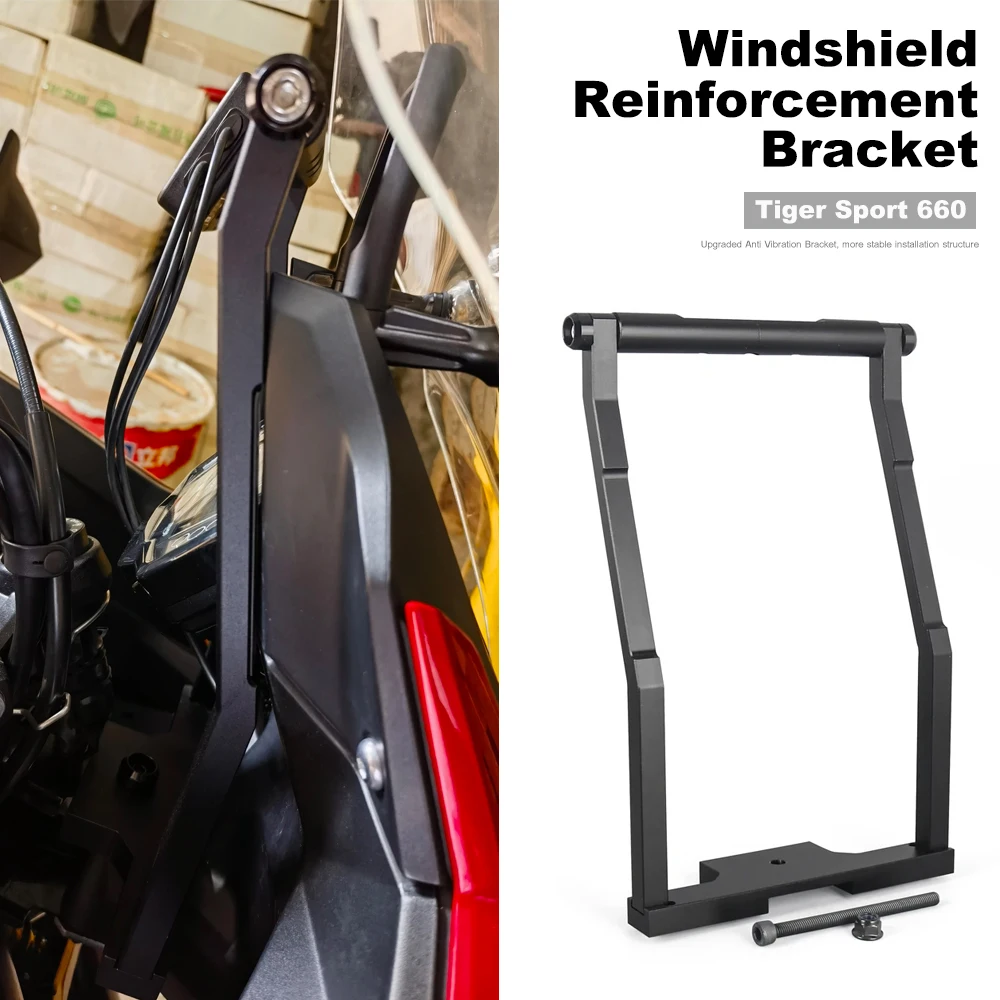 

New Phone Holder Stand GPS Mount Navigation Bracket Front windshield GPS Phone Stand For Tiger Sport 660 Sport660 Motorcycle