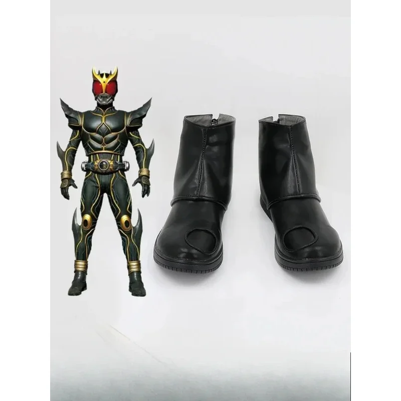 

Обувь для косплея в стиле аниме Kamen Rider, сапоги в маске Rider Kuuga, аксессуары для костюмов на Хэллоуин, реквизит